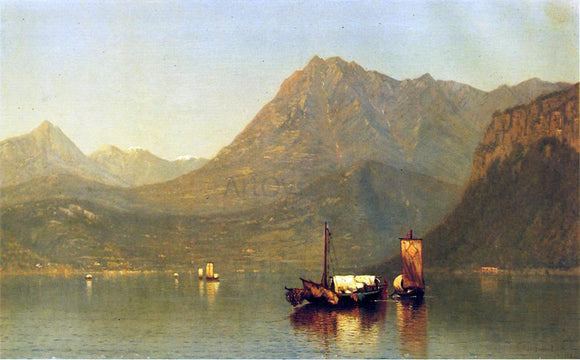  James Renwick Brevoort Lake Como - Canvas Art Print