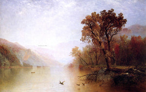  John Frederick Kensett Lake George - Canvas Art Print