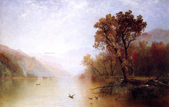  John Frederick Kensett Lake George - Canvas Art Print