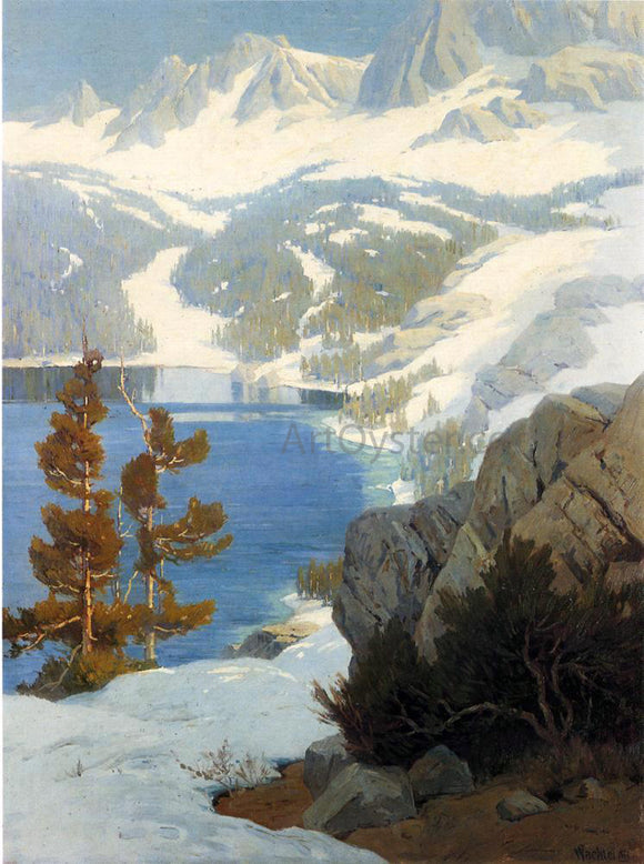  Elmer Wachtel Lake George, Sierra Nevada - Canvas Art Print