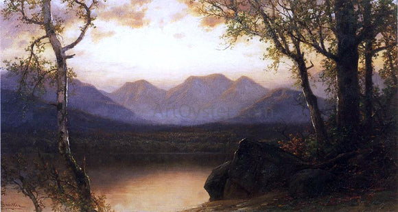  James David Smillie Lake in the Mountains - Canvas Art Print
