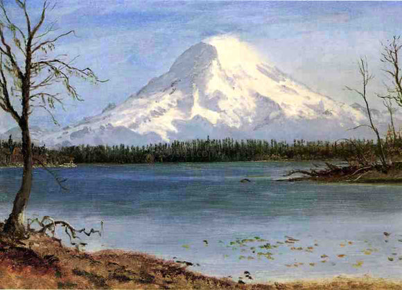  Albert Bierstadt Lake in the Rockies - Canvas Art Print