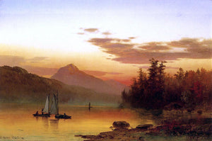  George Herbert McCord Lake Luzern, New York - Canvas Art Print