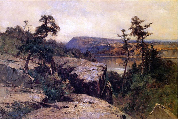  George Henry Smillie Lake Mohonk - Canvas Art Print
