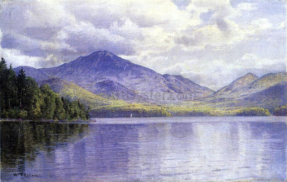  William Trost Richards Lake Placid, Adirondack Mountains - Canvas Art Print