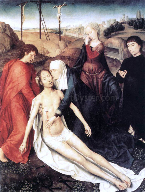  Hans Memling Lamentation - Canvas Art Print