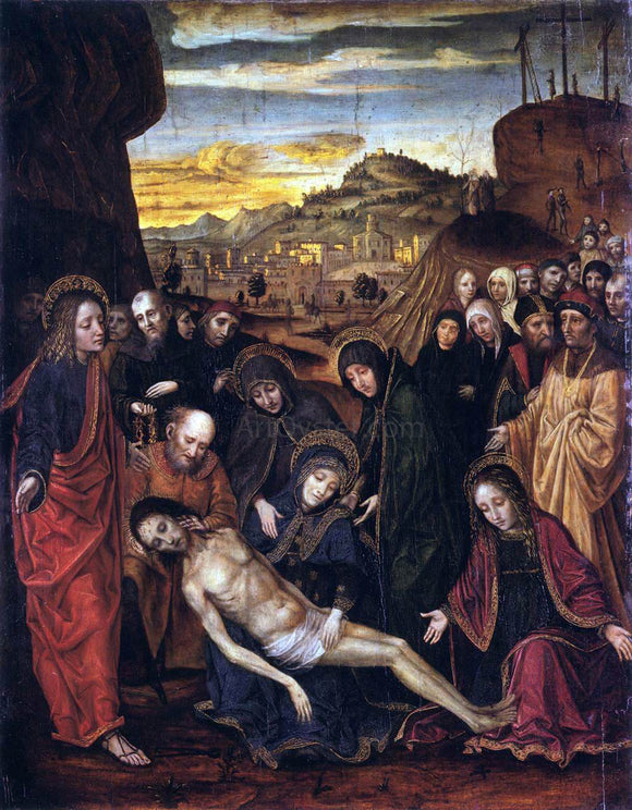  Ambrogio Bergog Lamentation of Christ - Canvas Art Print