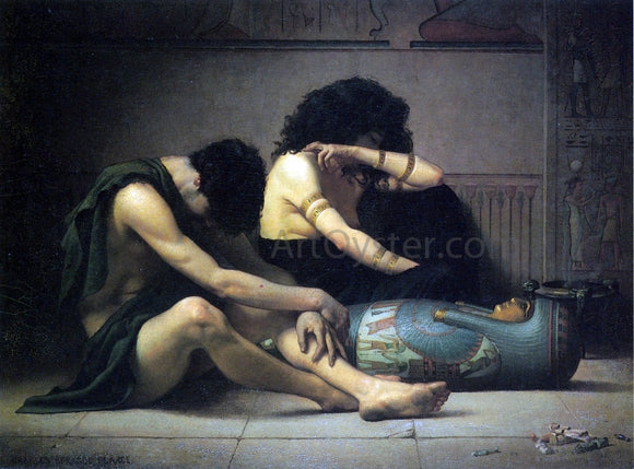  Charles Sprague Pearce Lamentation Over the Death of the First-Born of Egypt - Canvas Art Print