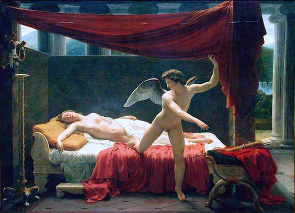  Francois-Edouard Picot L'Amour et Psyche - Canvas Art Print