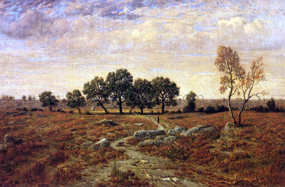  Theodore Rousseau Lande de la Glandee, Forest of Fontainebleau - Canvas Art Print