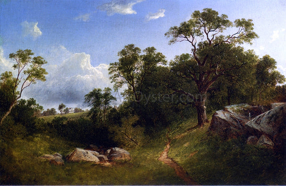  David Johnson Landscape (also known as White Mansion in the Distance) - Canvas Art Print