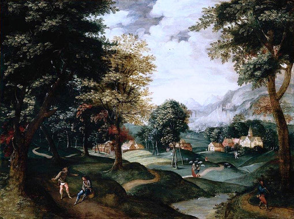  Jacob Grimmer Landscape - Canvas Art Print