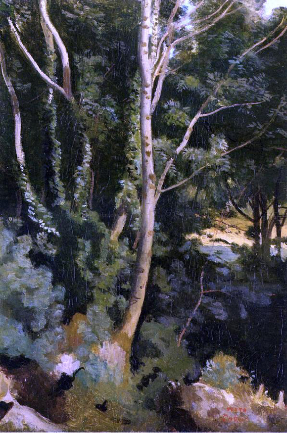  Jean-Baptiste-Camille Corot Landscape - Canvas Art Print