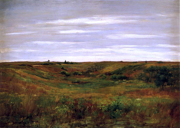  William Merritt Chase Landscape: A Shinnecock Vale - Canvas Art Print