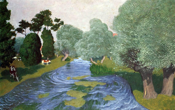  Felix Vallotton Landscape at Arques-la-Bataille - Canvas Art Print