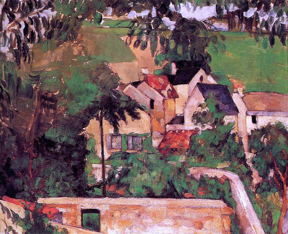  Paul Cezanne A Landscape at Auvers - Canvas Art Print