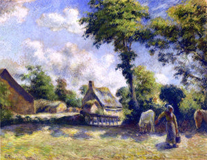  Camille Pissarro Landscape at Osny - Canvas Art Print