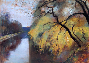  Lesser Ury Landscape - Canvas Art Print