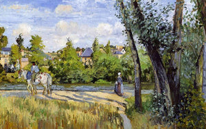  Camille Pissarro Landscape, Bright Sunlight, Pontoise - Canvas Art Print