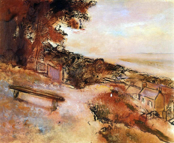  Edgar Degas Landscape by the Sea - Canvas Art Print