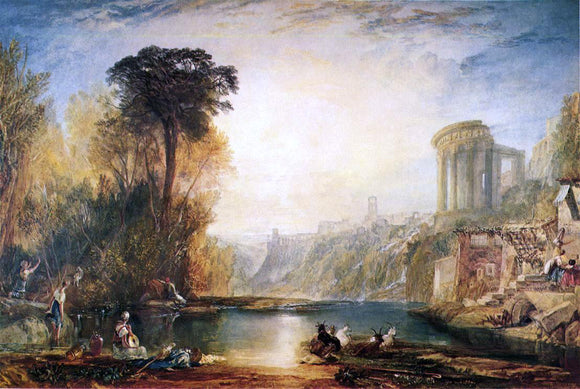  Joseph William Turner Landscape: Composition of Tivoli - Canvas Art Print