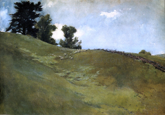  John White Alexander Landscape, Cornish, New Hampshire - Canvas Art Print