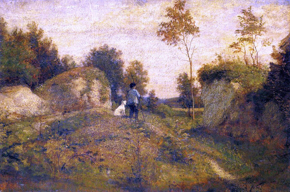  William Morris Hunt Landscape - Canvas Art Print