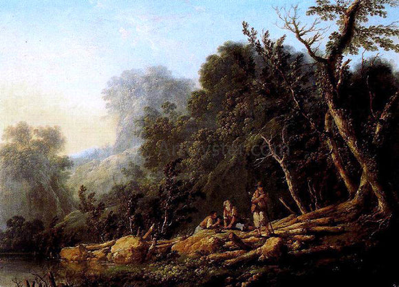  Jean-Baptiste Pillement Landscape - Canvas Art Print