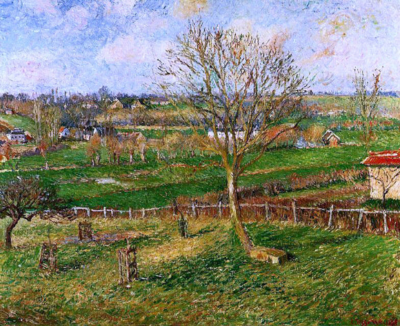  Camille Pissarro Landscape, Fields, Eragny - Canvas Art Print