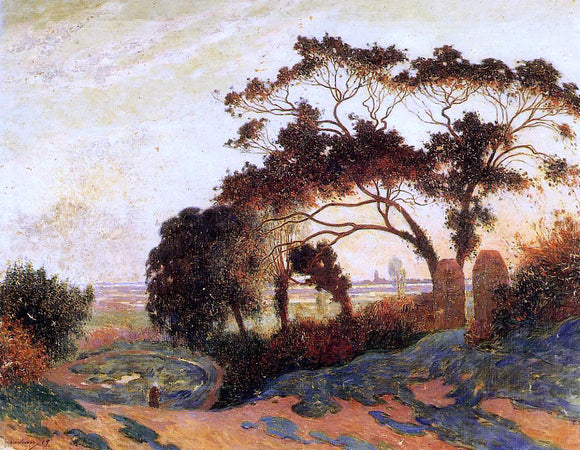  Ferdinand Du Puigaudeau Landscape, Hills of Guerande - Canvas Art Print