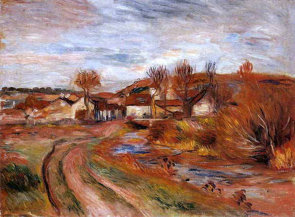  Pierre Auguste Renoir Landscape in Normandy - Canvas Art Print