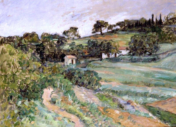  Paul Cezanne Landscape in Provence - Canvas Art Print