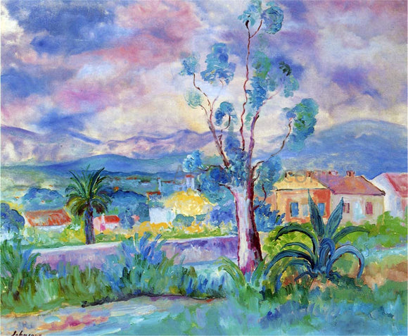  Henri Lebasque Landscape in Provence - Canvas Art Print