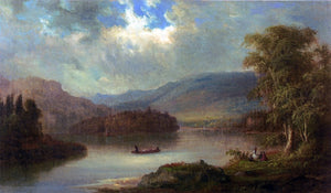  Robert Scott Duncanson Landscape in Scotland - Canvas Art Print