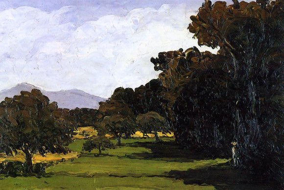  Paul Cezanne Landscape near Aix-en-Provence - Canvas Art Print