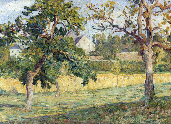  Henri Lebasque Landscape near Campagne - Canvas Art Print