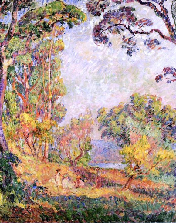  Henri Lebasque Landscape near Cannes - Canvas Art Print