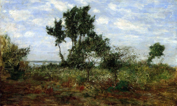  Eugene-Louis Boudin Landscape, near Honflrue - Canvas Art Print