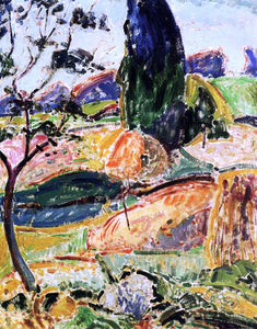  Alfred Henry Maurer Landscape near Oberstdorf - Autumn - Canvas Art Print