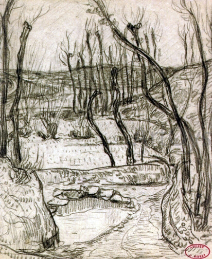  Henri Moret Landscape, near Quimper - Canvas Art Print