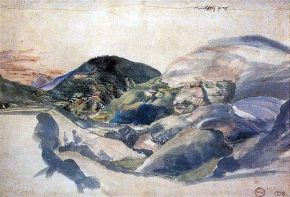  Albrecht Durer Landscape near Segonzano in the Cembra Valley - Canvas Art Print