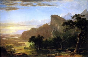  Asher Brown Durand Landscape - Scene from "Thanatopsis" - Canvas Art Print