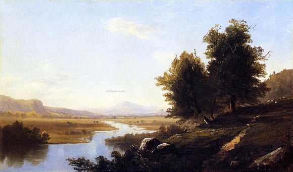  Alfred Thompson Bricher Landscape, The Saco from Conway - Canvas Art Print