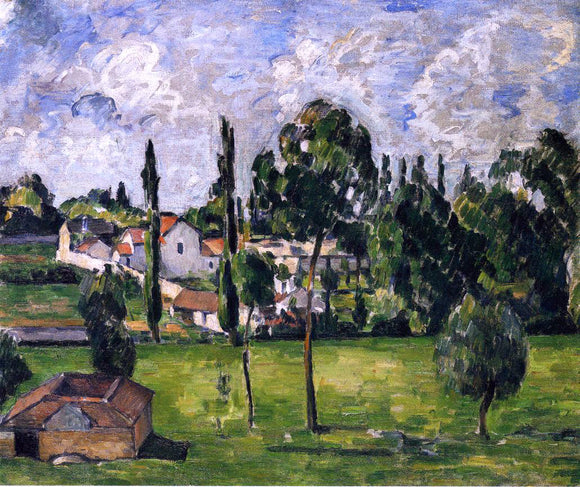  Paul Cezanne Landscape with a Canal - Canvas Art Print