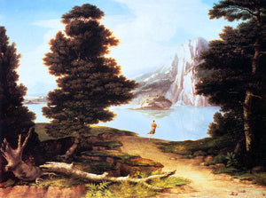  Washington Allston Landscape with a Lake - Canvas Art Print