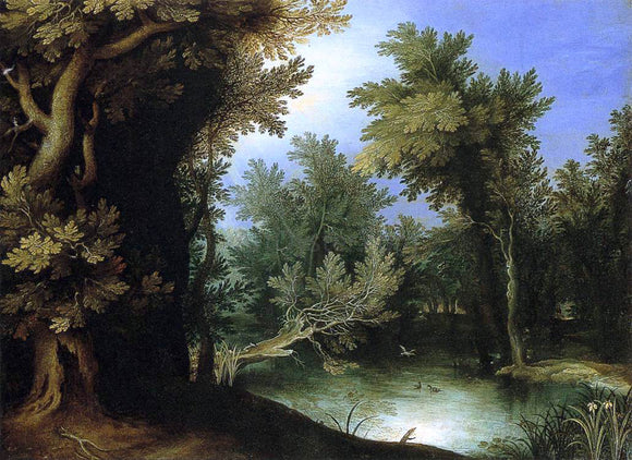  Paul Bril Landscape with a Marsh - Canvas Art Print