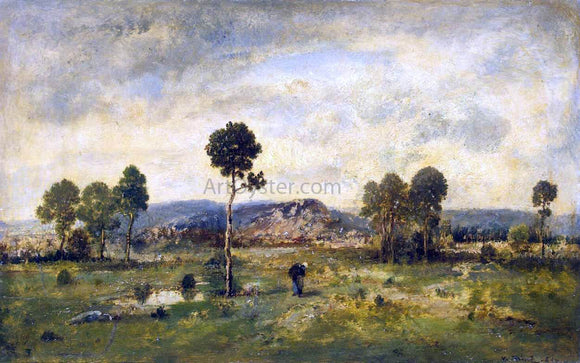  Narcisse Virgilio Diaz De la Pena  Landscape with a Pine-tree - Canvas Art Print