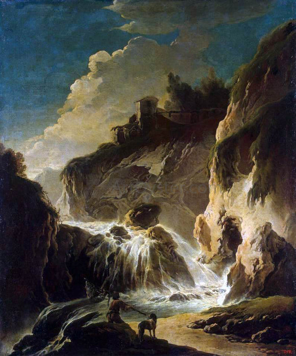  Philipp Peter Roos A Landscape with a Waterfall - Canvas Art Print