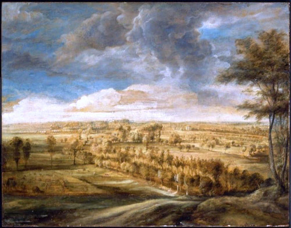  Peter Paul Rubens Landscape with an Avenue of Trees - Canvas Art Print
