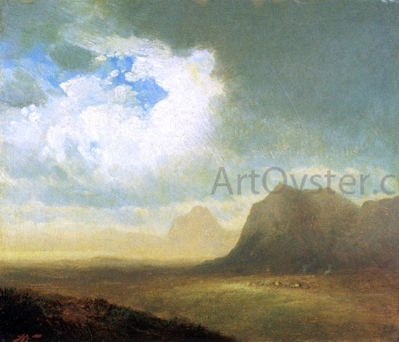  John Williamson Landscape with Cliffs - Canvas Art Print